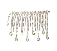 Wine Bottle Decorations, Adjustable Design, 1piece, Bottle Tassel Veil, Adjustable Wine Charm, Reusable Accessory, For Wedding Valentine's Party Celebration Birthday