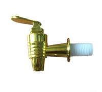 Wine Bottle Faucet with 17mm Thread for Water Tanks and Beverage Dispensing Containers in Various Uses (Golden)