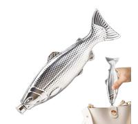 Wine Bottle | Fish Shaped Stainless Steel Wines Drinkware With Lid For Men & Women, Portable Pocket Flask Camping, Hiking, Outdoor Partyroof With Lid Outdoor Picnic Fishing Hiking Camping Party Bar Ac