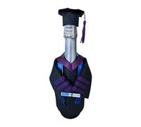 Wine Bottle Graduation Outfit - Premium Felt Material Finish, Elegant Cap with Tassel Look, Adds Fun Touch to Celebration Decor, Great Keepsake for Bachelors | Classic Costume for Ceremonies