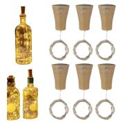 Wine Bottle Lights with Cork Decorative LED DIY Waterproof
