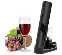 Wine Bottle Opener - Electric Corkscrew Bottle Opener - Wine Gift Set with Foil Cutter, Wine Decanter, Wine Aerator Pourer, Wine Preservation Stoppers - Wine Tasting Set - Rechargeable Wine Saver