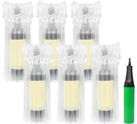 Wine Bottle Protector, 30 Pack Reusable Bottle Bag, Bottle Bags for Wine with Free Pump, Inflatable Air Column Cushion Bubble Wrap Bag, Bubble Bags for Safe Packaging and Transportation