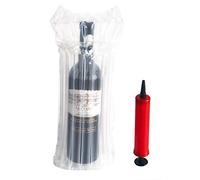 Wine Bottle Protector 6 Packs Bubble Bags With Free Pump Reusable Sleeve Travel Inflatable Air Column Cushion Bag For Packing and Safe Transportation of Glass Bottles in Airplane Cushioning