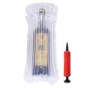 Wine Bottle Protector Bubble Bags with Free Pump Reusable Sleeve Travel Inflatable Air Column Cushion Bag for Packing and Safe Transportation of Glass Bottles in Airplane Cushioning, 10PCS