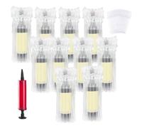 Wine Bottle Protectors,10PCS Bubble Wrap Bags,wine bottle protectors for travel,Inflatable Column Packaging Air Bags,Reusable Bubble Cushion Wrap Sleeves Inflatable with Pump