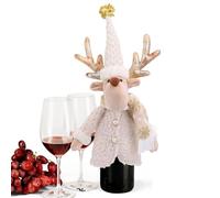 Wine Bottle Stopper Christmas Tree Figure Design - Beer Bottle Stopper - Reusable Bag Christmas Table Decoration for Festive Celebrations
