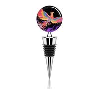 Wine Bottle Stopper Reusable Beverage Bottle Stopper Radiant Phoenix Decorative Champagne Stoppers Wine Saver for Liquor & Oil Bottles Wedding Christmas Party Bar Decor