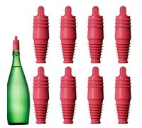 Wine Bottle Stopper - Reusable Sealer | Silicone Champagne Stoppers for Bottles, Sealer Covers Wine Beer Champagne Bottles Travel Home Bar Party Dining Restaurant Kitchen
