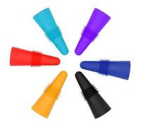 Wine Bottle Stoppers 6-Pack, Reusable Silicone Wine Stoppers for Effective Airtight Sealing, Leak-Proof Bottle Caps for Wine, Prosecco, Beer & Various Glass Bottles