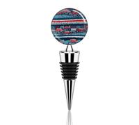 Wine Bottle Stoppers Car Crossing The Street Bottle Stoppers Reusable Bottle Saver Sealer Wine Corks for Wine Champagne Prosecco Beer Spirits Collection