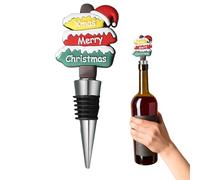 Wine Bottle Stoppers for Glass Bottles, Christmas Wine Bottle Toppers, Classic Wine Bottle Wine Stopper Crafts with Christmas Elements, Sealing Wine Covers, Beer Bottle Various