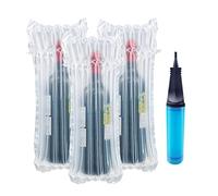Wine Bottle Travel Protector Bags, Conilly 35 Packs Inflatable Air Column Packaging Bubble Bag with Free Inflator Pump, Reusable Wine Bottle Protector,Safe Choice for Wine Transportation