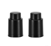 Wine Bottle Vacuum Stopper With Time Marks Opening Date For Better Wine Management Silicone Interior ABS Exterior Design(2pcs)
