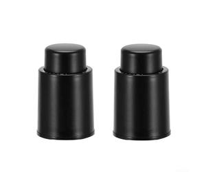 Wine Bottle Vacuum Stopper With Time Marks Opening Date For Better Wine Management Silicone Interior ABS Exterior Design(2pcs)