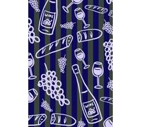 Wine & Bread Italian Dreams Journal - Glossy Notebook for Foodies, Sommeliers & Aperitivo Lovers | 150 Lined Pages | Italian Travel Club