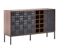 Wine Cabinet CARAQUET Dark Brown