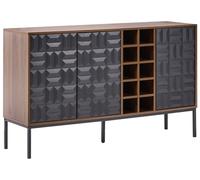 Wine Cabinet CARAQUET Dark Brown