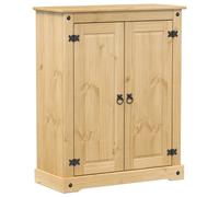 vidaXL Wine Cabinet Wine Cupboard Sideboard Drinks Cabinet Solid Wood Pine