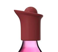 Wine & Cap, Proof Champagne Sealer Stoppers With Spout, Reusable Silicone Caps For Vinegar Drink Drinks