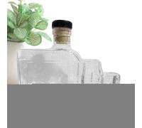 Wine Carafe | Whisky Container in Half Truck Design - 375 ml Vintage Spirit Container with Plug for Bar Wedding Birthday Champagne