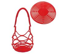 Wine Carrier - Mesh Basket Cup Coaster Silicone Wine Tote Bags,Non-Slip Beer Carrier Heat Insulation Pad for Table, Dish, Cutlery