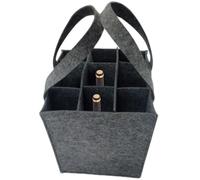Wine Carrier Tote Portable Wine Bottle Carrier Carry Handle | 9 Bottle for Beach, Picnic, Travel, Camping, Outdoor Concerts, BBQ, Tailgating, Grocery Shopping, Farmers Market, Date