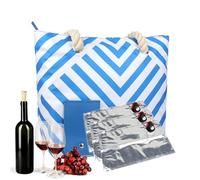 Wine Carrying Bag - Multifunctional Insulated Wine Bag Cooler Tote with Handle,Outdoor Wine Preservation Drink Bag for Con-certs, Picnic, Pools, Camping, Travel