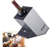 Wine Chiller Electric Portable Single Bottle Cooler for 750ml Wine & Champagne, Perfect for Patios and Outdoor Use