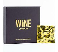 Wine Condoms Wine and Beverage Bottle Stoppers, Gold Foil Packaging, Set of 6, Tuxedo Black by Wine Condoms