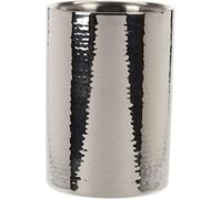 Wine Cooler 12 x 18 cm, Silver, Hammered Stainless Steel