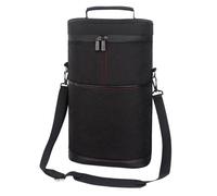 Wine Cooler Carrier - Oxford Cloth Insulated Tote, Protective Bottle Holder, Sturdy Travel Bag, Stable Cooling Layer with Cushioned Structure | Party Friendly Wine Transport for Events Trips