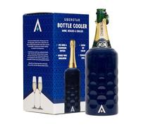Wine Cooler Chiller Blue/Double Wall Stainless Steel Vacuum Seal/Gift for Wine Prosecco and Champagne/Cold for Hours