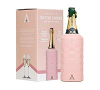 Wine Cooler Chiller Pink/Double Wall Stainless Steel Vacuum Seal/Gift for Wine Prosecco and Champagne/Cold for Hours