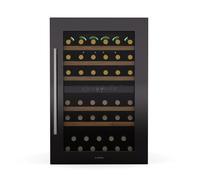 Wine Cooler Drinks Fridge 2 Zone Refrigerator Bar Chiller 57 Bottles Glass Door