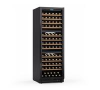 Wine Cooler Drinks Fridge 3 Zones Refrigerator Bar Chiller 143 Bottles Glass Doo [EEK: G]