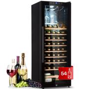 Barossa 54 Uno Wine Fridge 155 L 54 Bottles Glass Door Touch LED