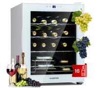 Wine Cooler Drinks Fridge Touch Bar Fridge Wine Cooler 1 Zone 16 Bottles White [EEK: G]