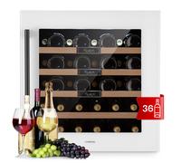 Klarstein Vinsider 55cm 36 Bottles Built-In Wine Cooler White