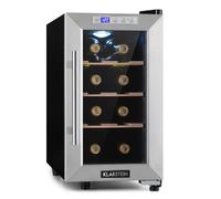 Wine Cooler Fridge Refrigerator Bar Drinks 23 L 8 Bottles Steel LCD Touch 70 W