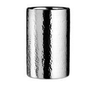 Premier Housewares Wine Cooler - Hammered Stainless Steel, H20 x W12 x D12cm, Red
