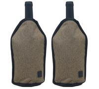 Wine Cooler Sleeve by Oak & Ember - Insulated Portable Bottle Chiller - Fits Wine & Champagne Bottles, Keeps Drinks Cold for Picnics, BBQs & Outdoor Entertaining (Khaki Green x 2)