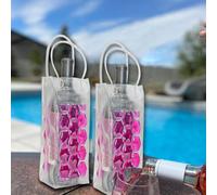 Wine Cooler Sleeve with Protector Instant Cooling and Keeps Your Drink Cold Keep Cool and Chill Champagne Wine, Wine Bottle Chiller Cooler for Red White Champagne or Sparkling (Purple)