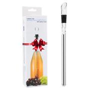 Wine Cooler Stick Set, 3-in-1 Wine Chiller Stick Stainless Steel Bottle Chiller Rod, Decanting Aerator, Drip-Free Pourer, Chills Your Wines from The Inside, for Bartender Making Drinks Wine Lovers