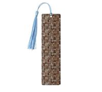 Wine Cork Print 5pcs Wooden Bookmark for Men Women, Bookmarks with Tassel, Bookmarks Gifts for Book Lovers