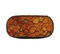 Wine Cork Print Lightness Portable Pencil Case Spacious Pen Bag School Supplies Makeup Storage