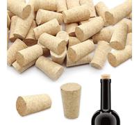 Wine Corks Stopper 40pcs Wine Bottle Corks for Craft Tapered Cork Plugs Wooden Bottle Stoppers for Bottles Beer 22x 17x 35mm