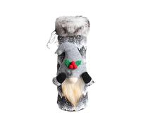Wine Cover for Wine Bottle, Christmas Gnome Wine Bottle Cover | Vista Printed Wine Bottle Costume Christmas Gnome - Cute Wine Bottle Cover, Swedish Tom Tenorm, Wine Bottle Decoration for Dinner Table,