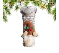 Wine Cover for Wine Bottle, Christmas Gnome Wine Bottle Cover | Vista Printed Wine Bottle Costume Christmas Gnome - Swedish Tom Tenome, Wine Bottle Decoration, Christmas Wine Bag for Hostess Table