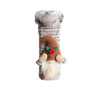 Wine Covers For Wine Bottles, Christmas Gnome Wine Bottle Covers | Cute Gnome Champagne Bottle Cover,Cute Wine Bottle Covers, Tomt Swedish Gnomes, khaki, Se référer au descriptif, Refer to description